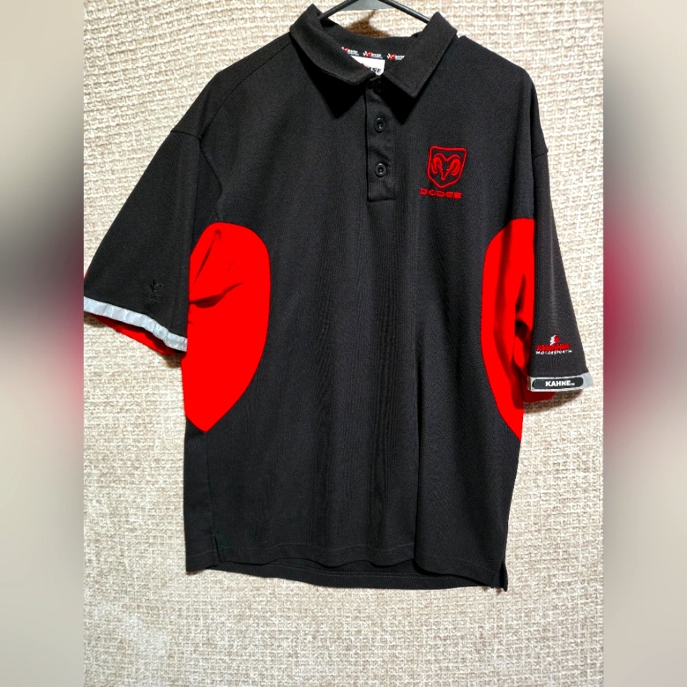 Chase Authentics KASEY KAHNE Polo Dodge Everham Motorsports Embroidered Size XL